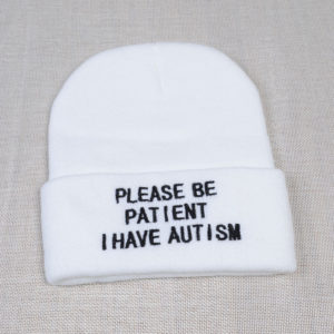 Please Be Patient I Have Autism Woolen Cap